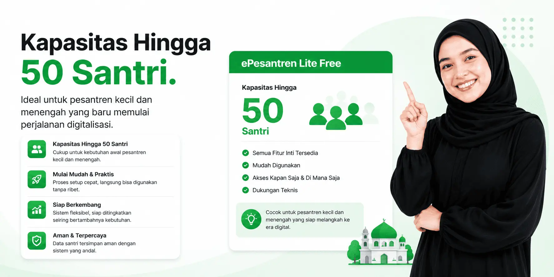 ePesantren Lite 100% Gratis